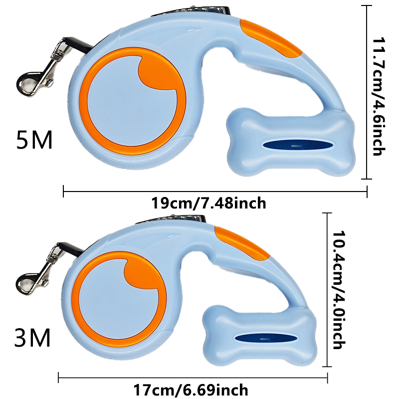 3m 5m Nylon Dog Leash Automati - Running Gear Dog 评论和价格