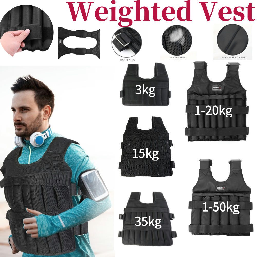 3/15/35kg Workout Weight Jacke - Running Jogging Gear 评论和价格