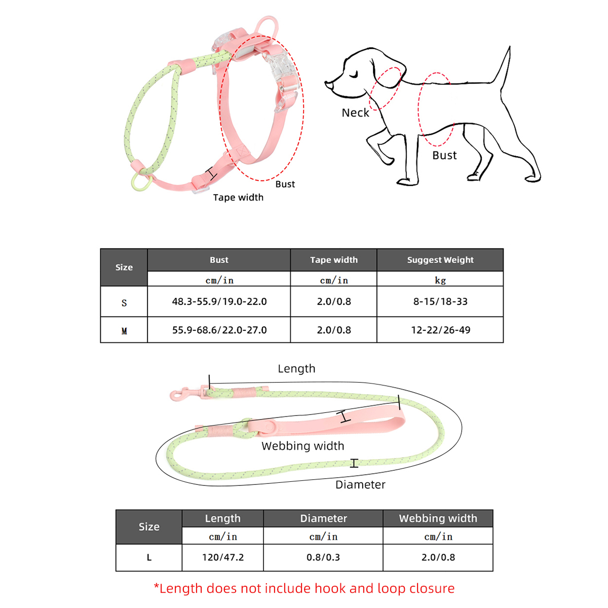 Small And Medium Dogs Harness  - Running Gear Dog 评论和价格