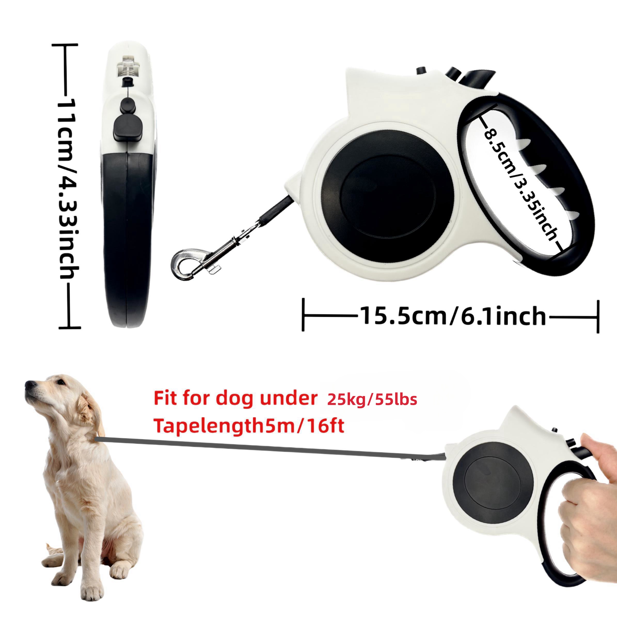 1pc Illuminated Retractable Do - Running Gear Dog 评论和价格