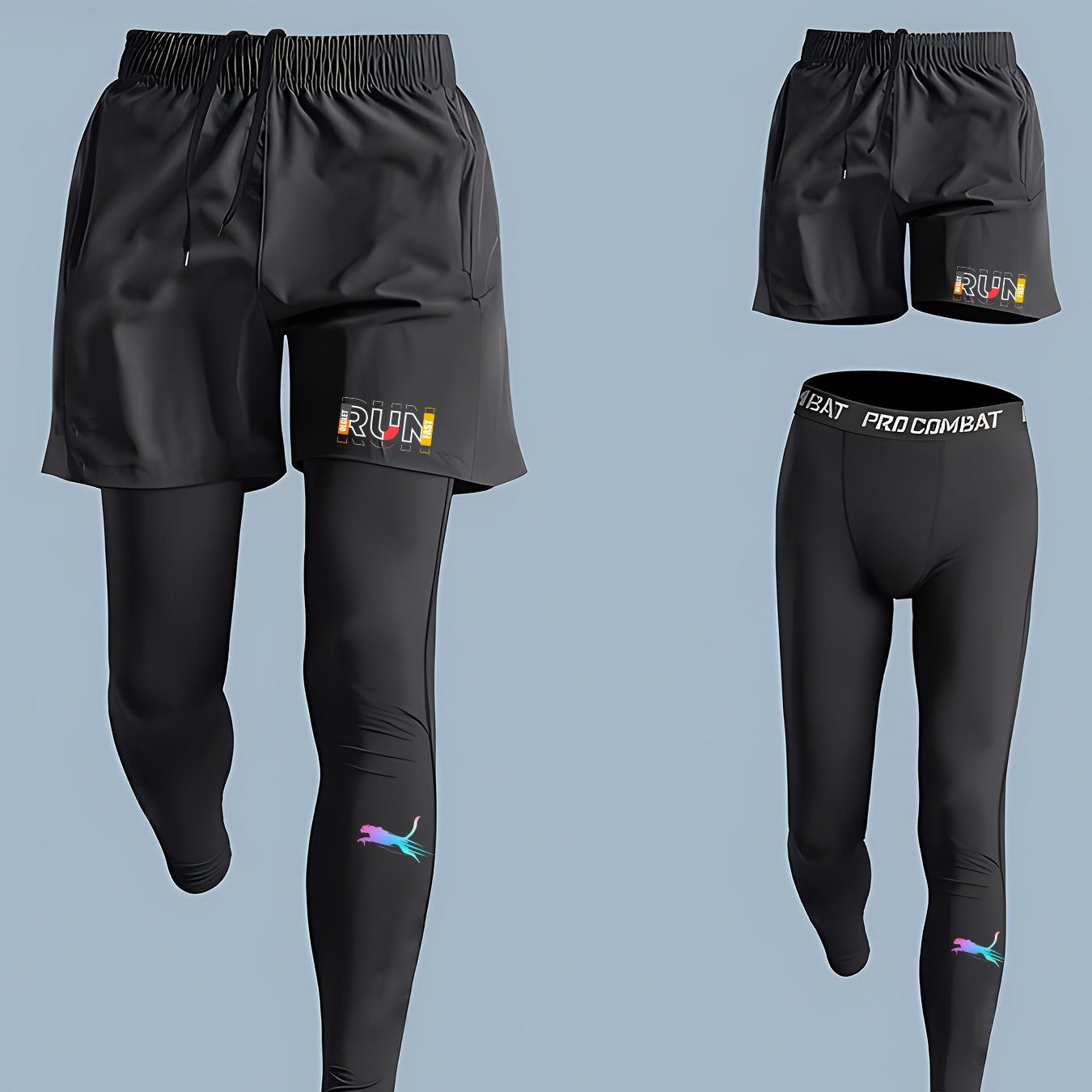 Men's Running Jogging 2 Piece  - Running Jogging Gear 评论和价格
