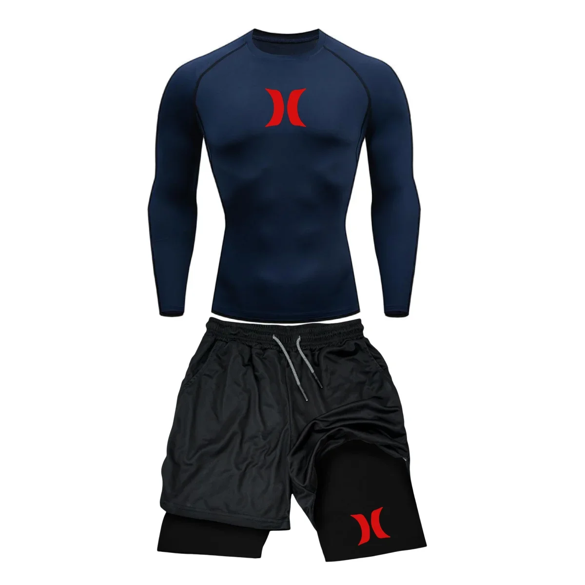 Men's Compression Running Suit - Running Jogging Gear 评论和价格