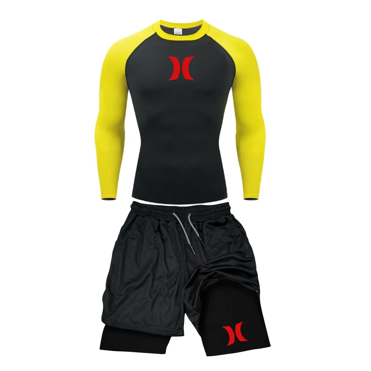 Men's Compression Running Suit - Running Jogging Gear 评论和价格